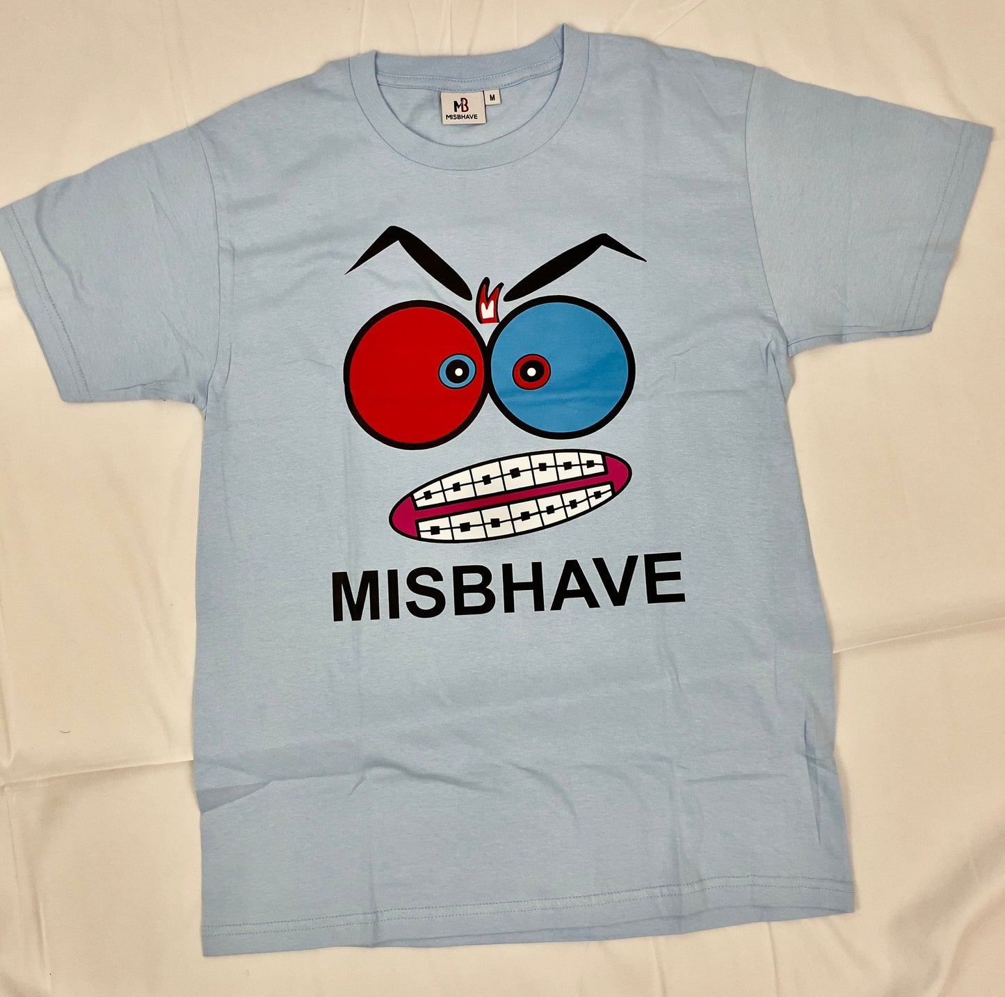 Misbhave eyeball Logo t-shirt